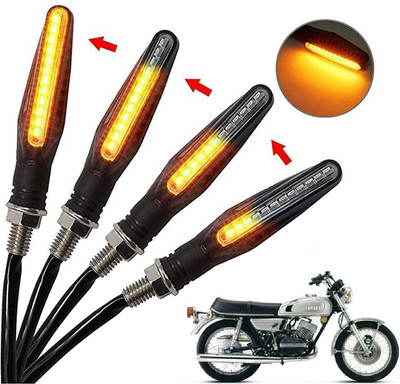 Generox Front, Rear, Side LED Indicator Light for Yamaha RX 100(Amber)