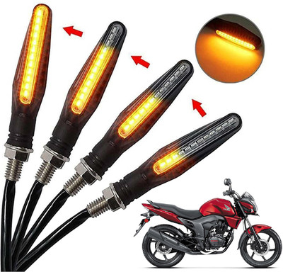 Generox Front, Rear, Side LED Indicator Light for Honda CB Trigger(Amber)