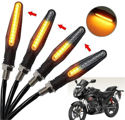 Generox Front, Rear, Side LED Indicator Light for Hero Karizma R(Amber)