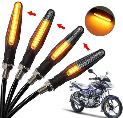 Generox Front, Rear, Side LED Indicator Light for Bajaj Pulsar 135 LS(Amber)