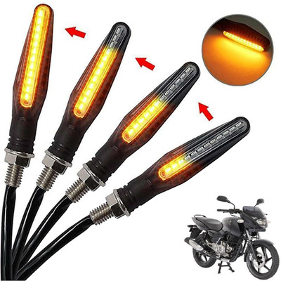 Generox Front, Rear, Side LED Indicator Light for Bajaj Pulsar 150 DTS-i(Amber)
