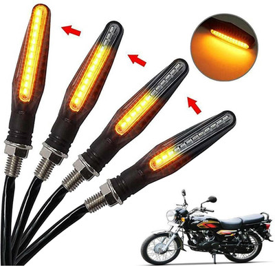 Generox Front, Rear, Side LED Indicator Light for TVS Max(Amber)