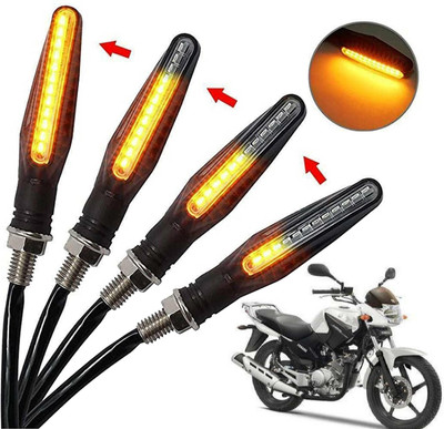 Generox Front, Rear, Side LED Indicator Light for Yamaha YBR 110(Amber)