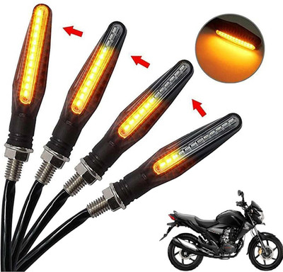 Generox Front, Rear, Side LED Indicator Light for Honda Trigger(Amber)