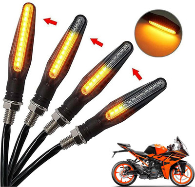 Generox Front, Rear, Side LED Indicator Light for KTM Duke RC 190(Amber)