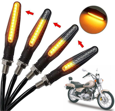 Generox Front, Rear, Side LED Indicator Light for Yamaha Enticer 125(Amber)