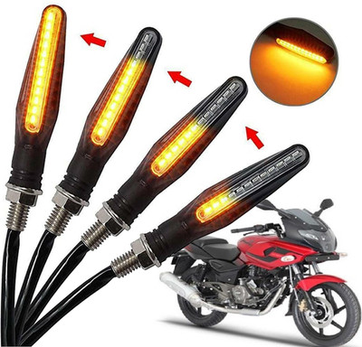 Generox Front, Rear, Side LED Indicator Light for Bajaj Pulsar 200 DTS-i(Amber)