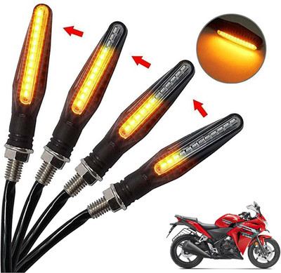 Generox Front, Rear, Side LED Indicator Light for Honda CBR 250R(Amber)
