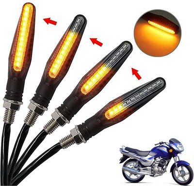 Generox Front, Rear, Side LED Indicator Light for TVS Victor GLX(Amber)