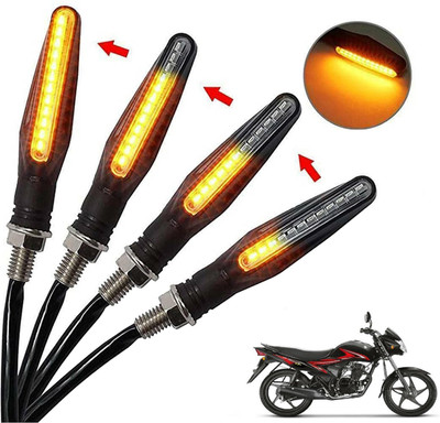 Generox Front, Rear, Side LED Indicator Light for Suzuki Hayate(Amber)
