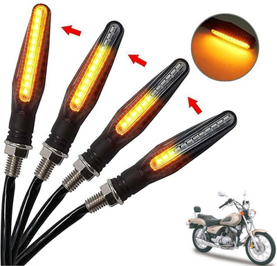 Generox Front, Rear, Side LED Indicator Light for Yamaha Entice 125(Amber)