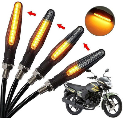 Generox Front, Rear, Side LED Indicator Light for Yamaha Saluto 125(Amber)
