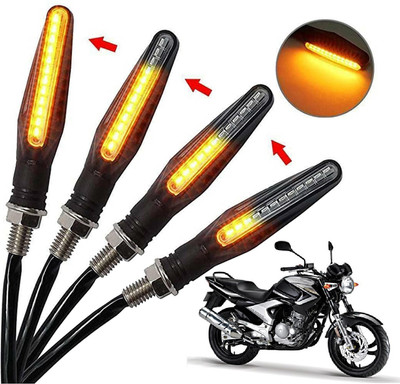 Generox Front, Rear, Side LED Indicator Light for Yamaha YBR 250(Amber)