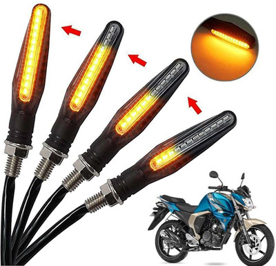 Generox Front, Rear, Side LED Indicator Light for Yamaha FZ S(Amber)