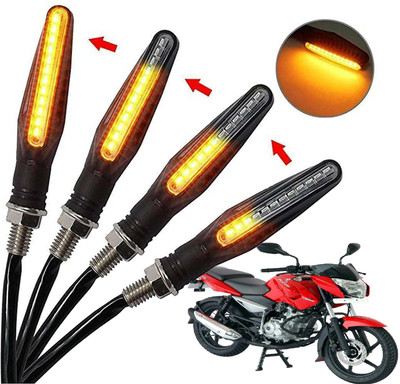 Generox Front, Rear, Side LED Indicator Light for Bajaj Pulsar 135 DTS-i(Amber)