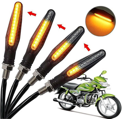 Generox Front, Rear, Side LED Indicator Light for Hero HF-Dawn ECO(Amber)