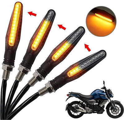 Generox Front, Rear, Side LED Indicator Light for Yamaha FZS FI(Amber)