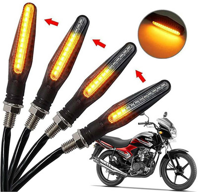 Generox Front, Rear, Side LED Indicator Light for Yamaha YBR 100(Amber)