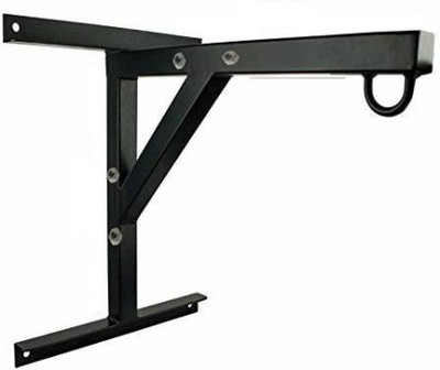 muscles & mind gym equipments Wall Mount Boxing Bag Hanging Bracket for Home & Gym Workout in Black Multi-training Bar(Black)