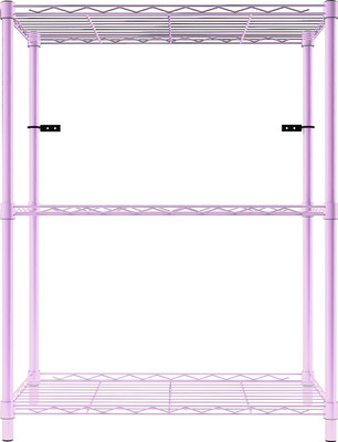 TUNEHOME Metal Open Book Shelf(Finish Color - PINK, DIY(Do-It-Yourself))