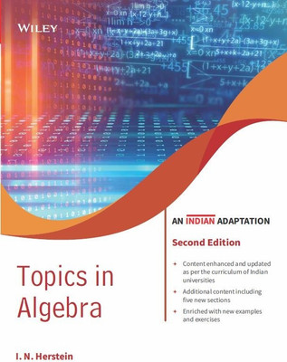 Topics in Algebra(Paperback, I. N. Herstein)