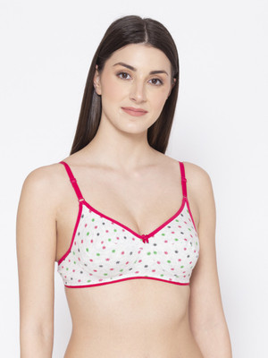 Groversons Paris Beauty Women T-Shirt Non Padded Bra(White)