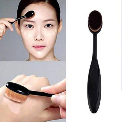 MANAKA Extra Soft Flat Foundation Brush & Oval Spoon Foundation Brush (Pack of 1)(Pack of 1)