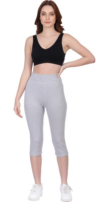 Vaquita Women Grey Capri
