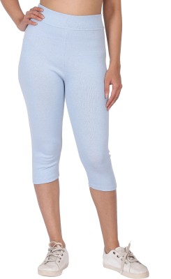 AXOLOTL Women Light Blue Capri