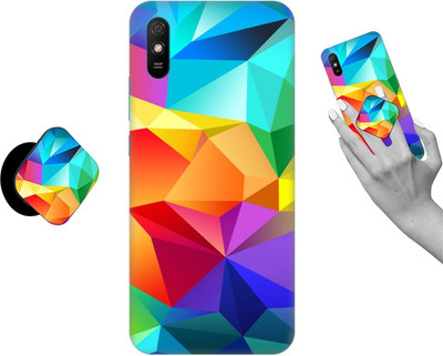 iCopertina Back Cover for Mi Redmi 9A(Multicolor, Cases with Holder, Pack of: 1)