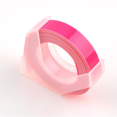 MOTEX Single Side Embossing tape (Manual)(Set of 5, FluoroPink)