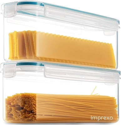 Imprexo Plastic Grocery Container  - 3800 ml(Pack of 2, Clear)