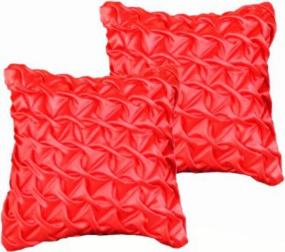 AryanStylus Motifs Cushions Cover(Pack of 2, 31 cm*31 cm, Red)