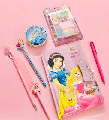 Le Delite GIFT SET Regular Organizer RULED PAGES 85 Pages(Pink)