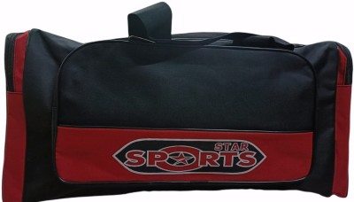 SAMBAGS (Expandable) 40 L Travel Duffel Luggage Dhol Air Bag - Black,Red - Large Capacity Duffel Without Wheels