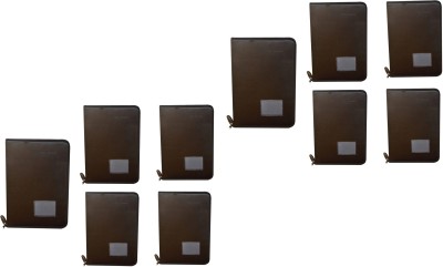 R K SALES Leatherite File Folders(Set Of 10, Blackish Grey)