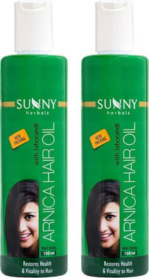 Sunny Herbals HOMEOTRADE ARNICA HAIR OIL WITH 150ML PACK OF 2 Hair Oil(300 ml)