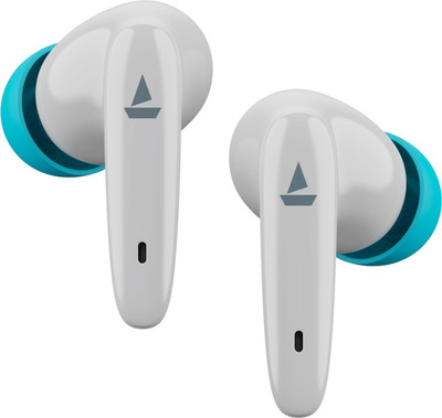 boAt Airdopes 181 with ENx Tech, BEAST Mode, ASAP Charge, 20 Hours Playtime Bluetooth(Spirit White, True Wireless)