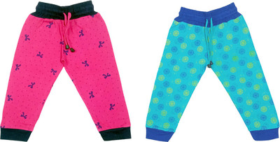 AMNOUR Track Pant For Girls(Pink, Pack of 2)