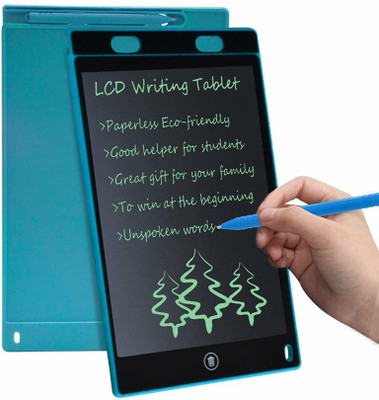 Flyers Magic LCD E-Writer Pad For Kids Tablet Drawing Board/E- Slate Portable 8.5 Inch(Blue)
