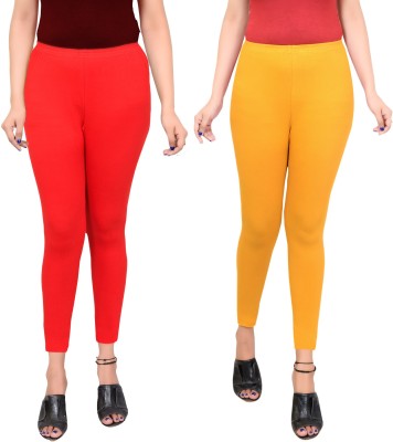 EDNIT ENTERPRISES Ankle Length  Ethnic Wear Legging(Red, Yellow, Solid)