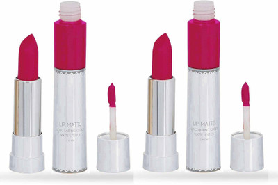 MYEONG Liquid & Crayon 2 in 1 Matte Long & Lasting Pigment Lip Make up(rich maroon, 16 g)