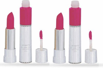 MYEONG Perfect Long Lasting Liquid & Matte Look 2in1 Rich pink Lipstick(Royal queen, 16 g)