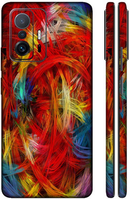 Vcare GadGets Xiaomi 11T Pro Mobile Skin(Multicolor)