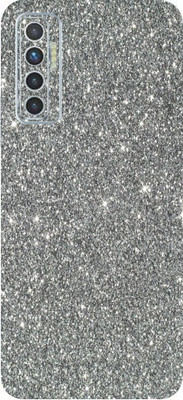 BugguSkin Tecno Camon 17 Mobile Skin(Ultra Super Grey Glitter Skin With High Mattte Finish.)
