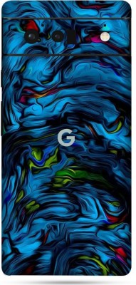 WeCre8 Skin's Google Pixel 6 Pro, Lava Blue Mobile Skin(Multicolor)