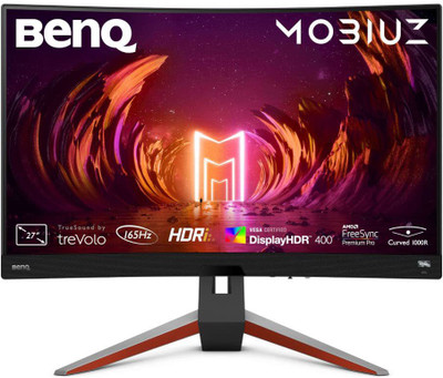 BenQ EX 27 inch Curved Quad HD LED Backlit VA Panel Height Adjustment, Blue Light Filter, Swivel Adjustment, Tilt Adjustment, Flicker-Free Gaming…