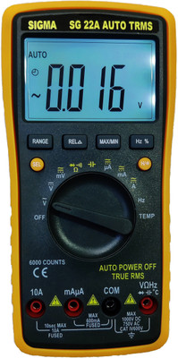 SIGMA 22A Auto TRMS (Autorange) Digital Multimeter(6000 Counts)