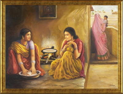 Rajasthani Poster Print Poster on 13x19 Inches Paper Print(19 inch X 13 inch, Rolled)