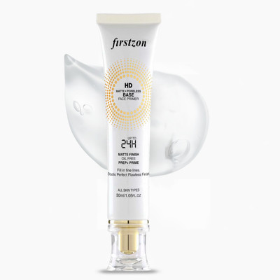 FIRSTZON transparent matte poreless base matte face primer I transparent face primer Primer  - 30 ml(transparent)